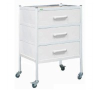 Тележка медицинская (столик манипуляционный -процедурный) с выдвижными ящиками Э-047/3-Н-СП