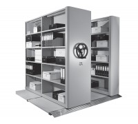 Мобильный двухсторонний стеллаж СТМ МА 3155х700х600 основной