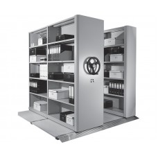 Мобильный двухсторонний стеллаж СТМ МА 3155х700х600 дополнительный